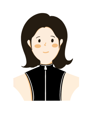 —Pngtree—cartoon fashion lady, white collar,_4404762